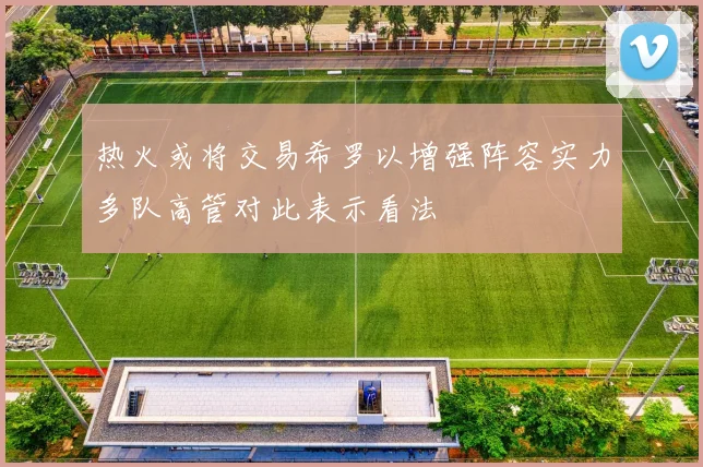 热火或将交易希罗以增强阵容实力多队高管对此表示看法